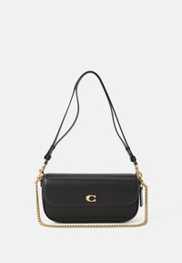 REFINED BROOK FLAP CHAIN BAG - Handväska - black