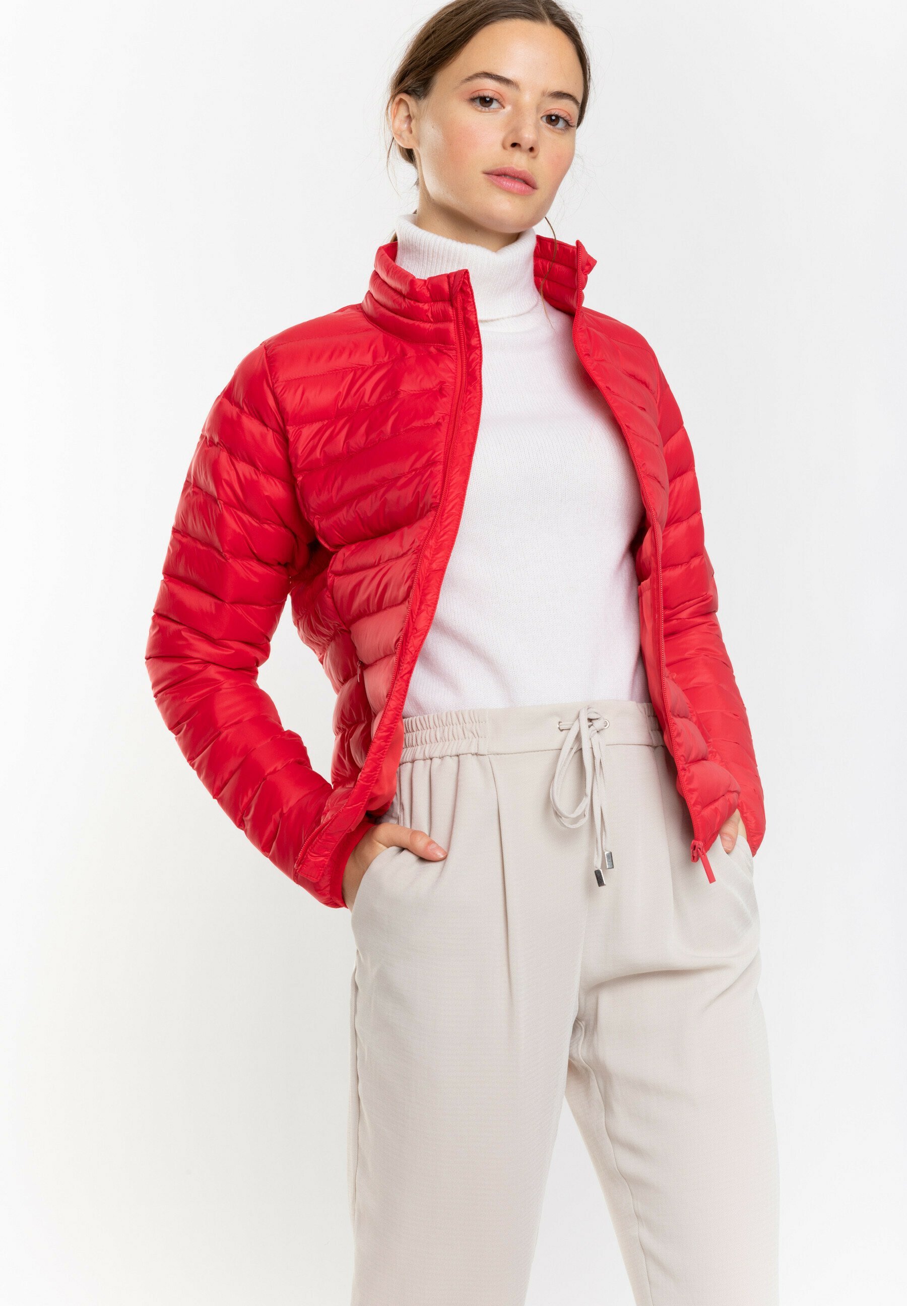 North Wood Chaqueta de plumas - dark red/rojo oscuro - Zalando.es