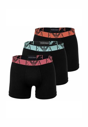 3ER PACK - BOLD MONOGRAM STRETCH - Boxer Briefs - schwarz