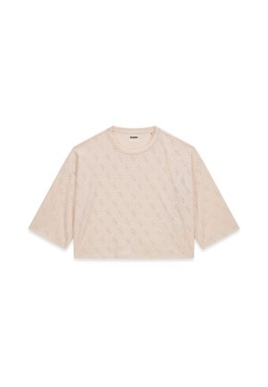 Guess, 4G-LOGO CROP-T-SHIRT - T-shirt à manches longues - rose