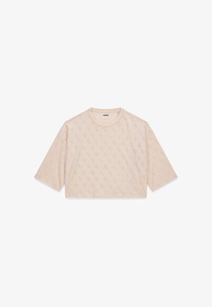 Guess, 4G-LOGO CROP-T-SHIRT - T-shirt à manches longues - rose