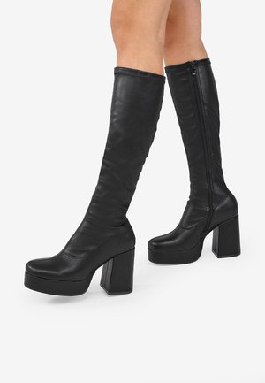 Bosanova Botas con plataforma - black