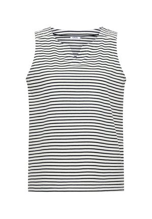Cecil TOP MIT SPLIT NECK UND STREIFEN - Débardeur - palm breeze green