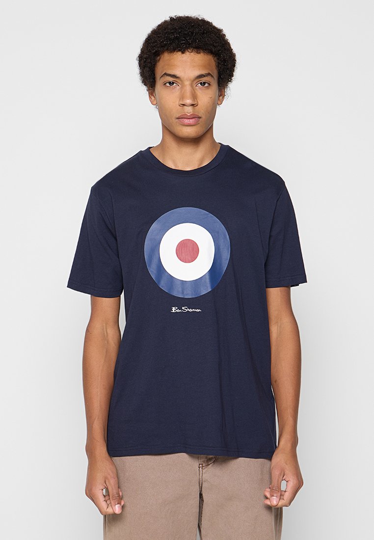 Ben Sherman T-shirt print donkerblauw