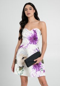 Vestito casual - white purple