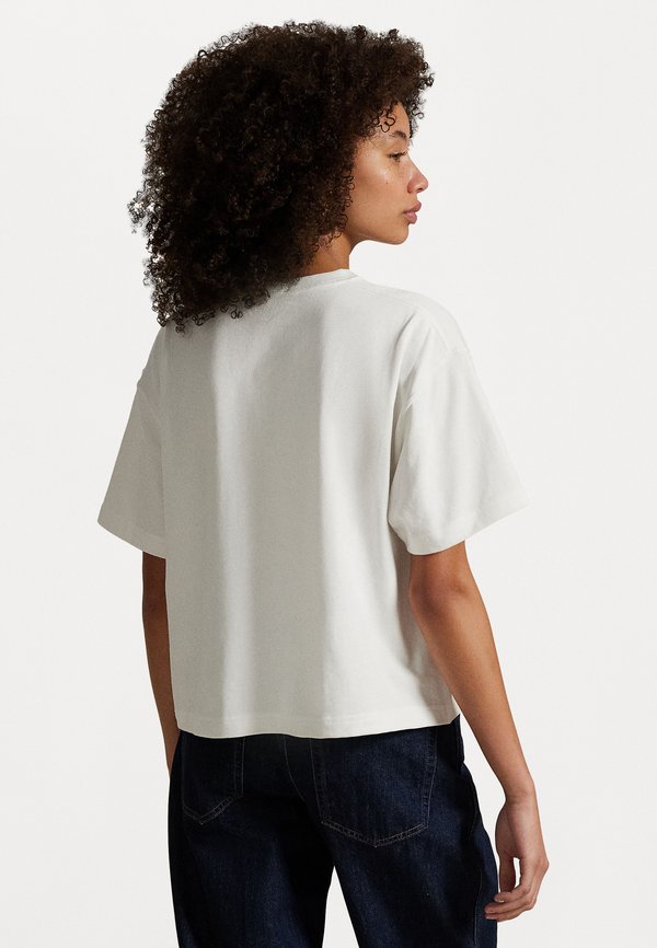 RELAXED CROP FIT COTTON JERSEY TEE - Basic T-shirt4