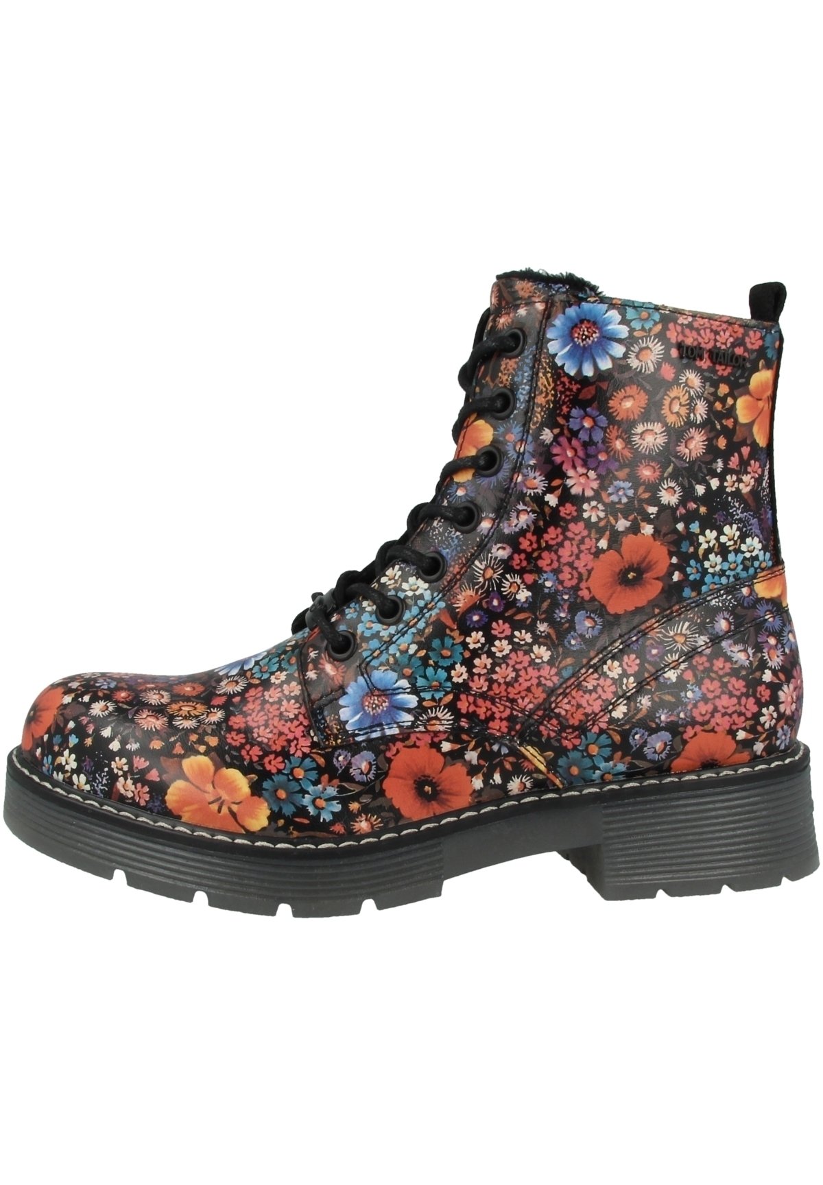 flower ankle boots