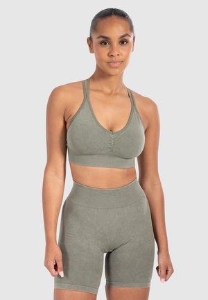 BATIK ACID CROSS STRAPBACK BRA SPORTS BH - Brassières de sport à maintien léger - olive