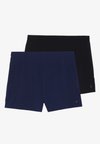2 PACK MID LENGTH SPORTS SHORTS - Sports shorts - black/dark blue