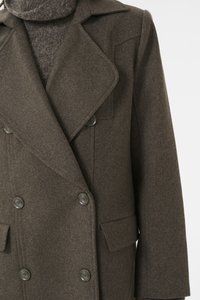 Gestuz ZINKA LONG COAT - Classic coat - dark mole