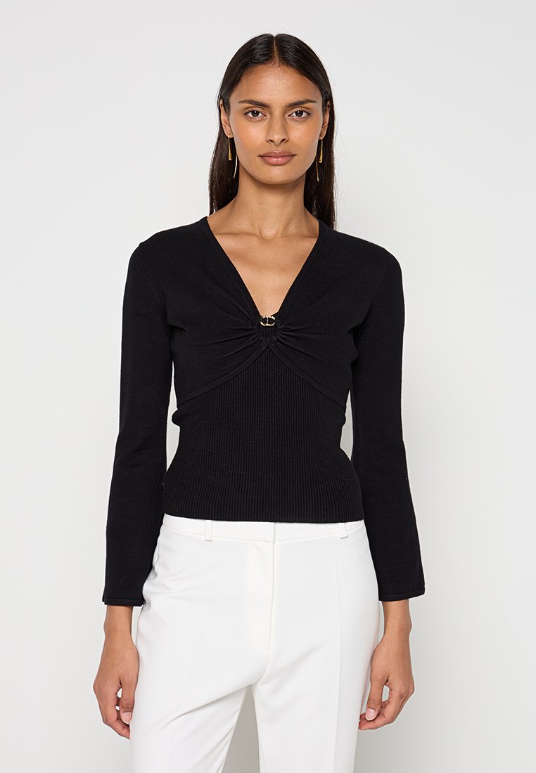 TWINSET Longsleeve antraciet gemêleerd