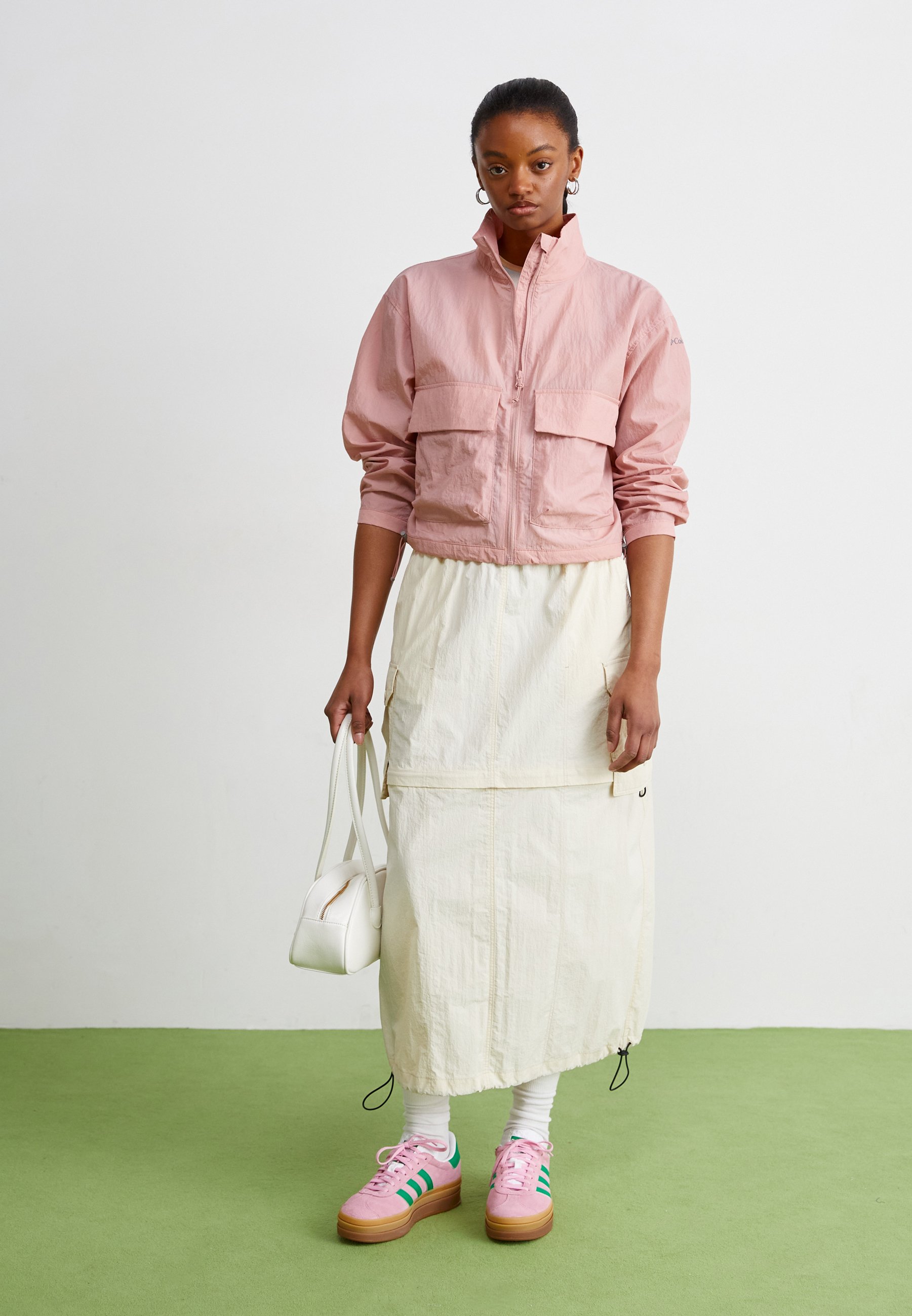 Columbia PARACUTIE CROPPED - Outdoor jacket - eraser pink/pink