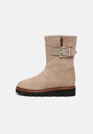 Bottes à plateau - beige