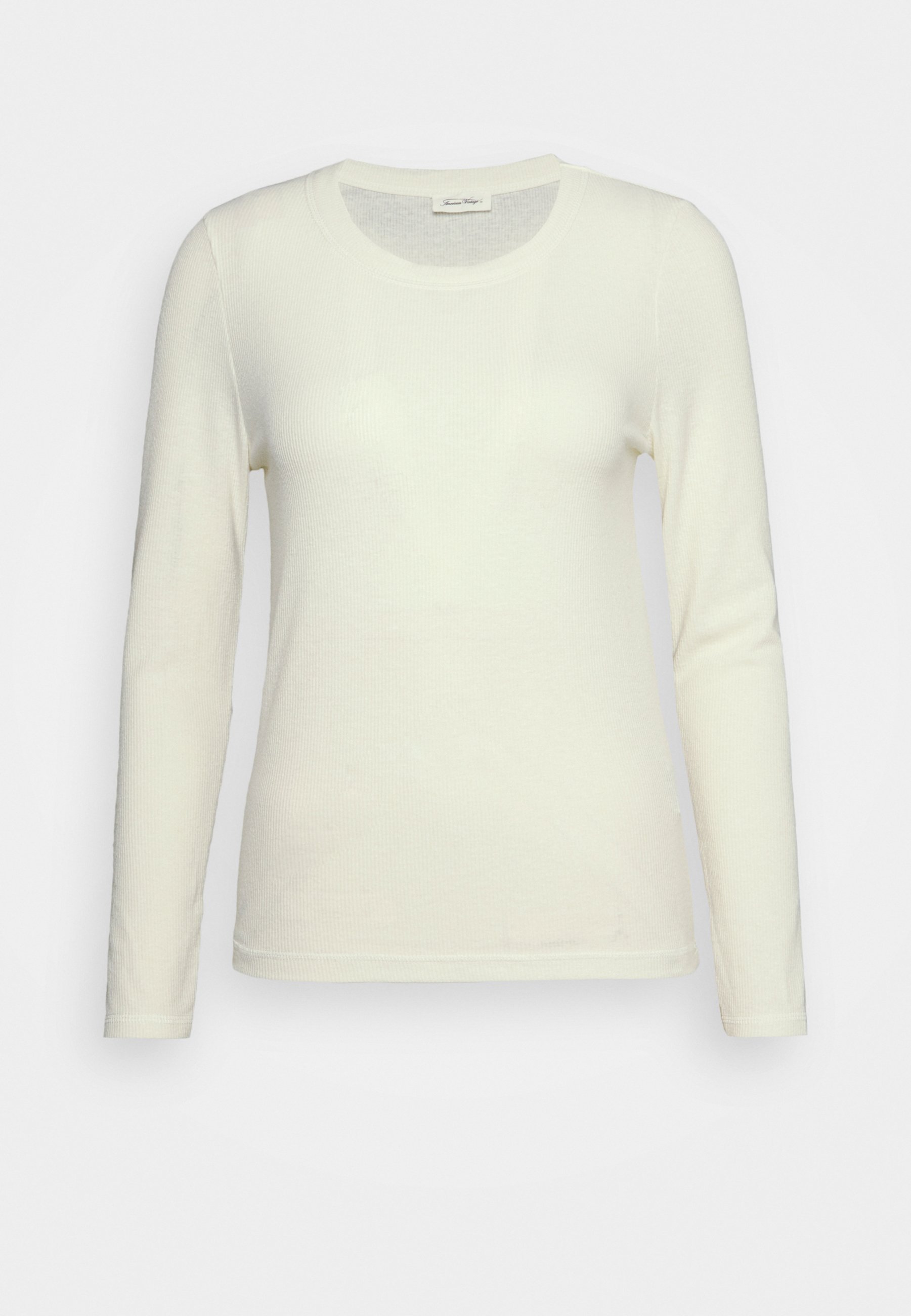 American Vintage Long sleeved top blanc/white