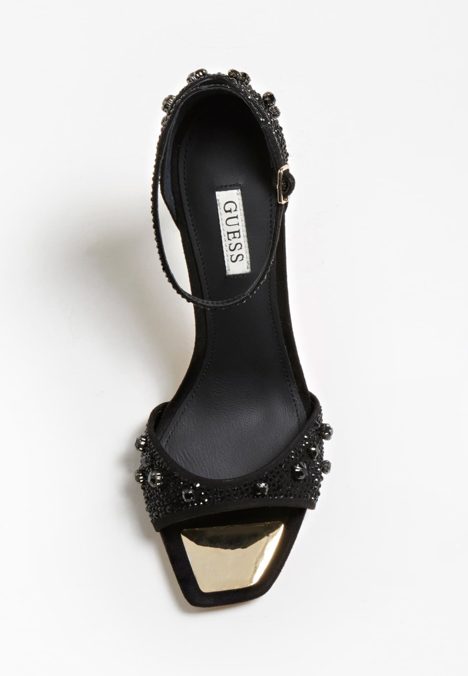 Guess DIVINEE - Sandalen met hoge hak - schwarz/Zwart - Zalando.nl