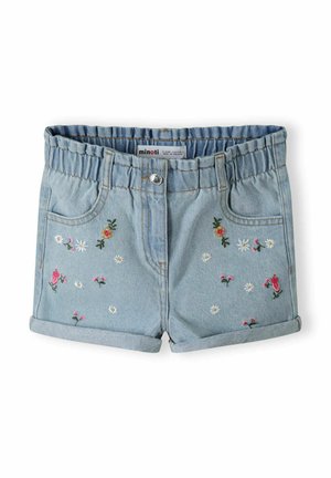 PABERBAG WAIST  - Denim shorts - light blue denim