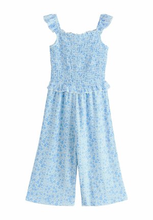 Next Buksedragter - blue white floral