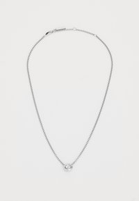 TWISTED BEZEL SOLITAIRE - Kaelakee - silver-coloured