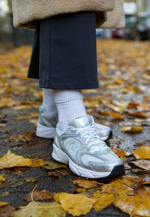 Sneakers - silver-coloured