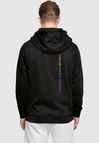 Merchcode HOPE RAINBOW - Mikina s kapucňou - black