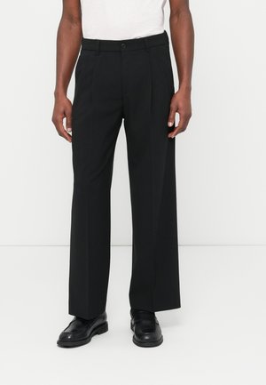 LEEK WIDE - Calças - black