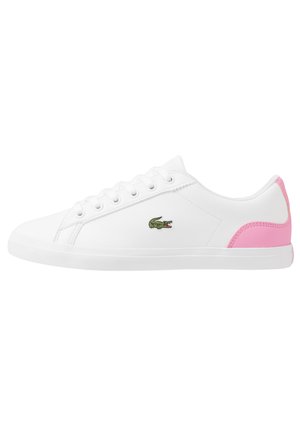 Lacoste LEROND - Zapatillas - white/light pink