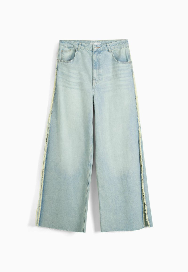 Bershka Flared Jeans blauwgrijs