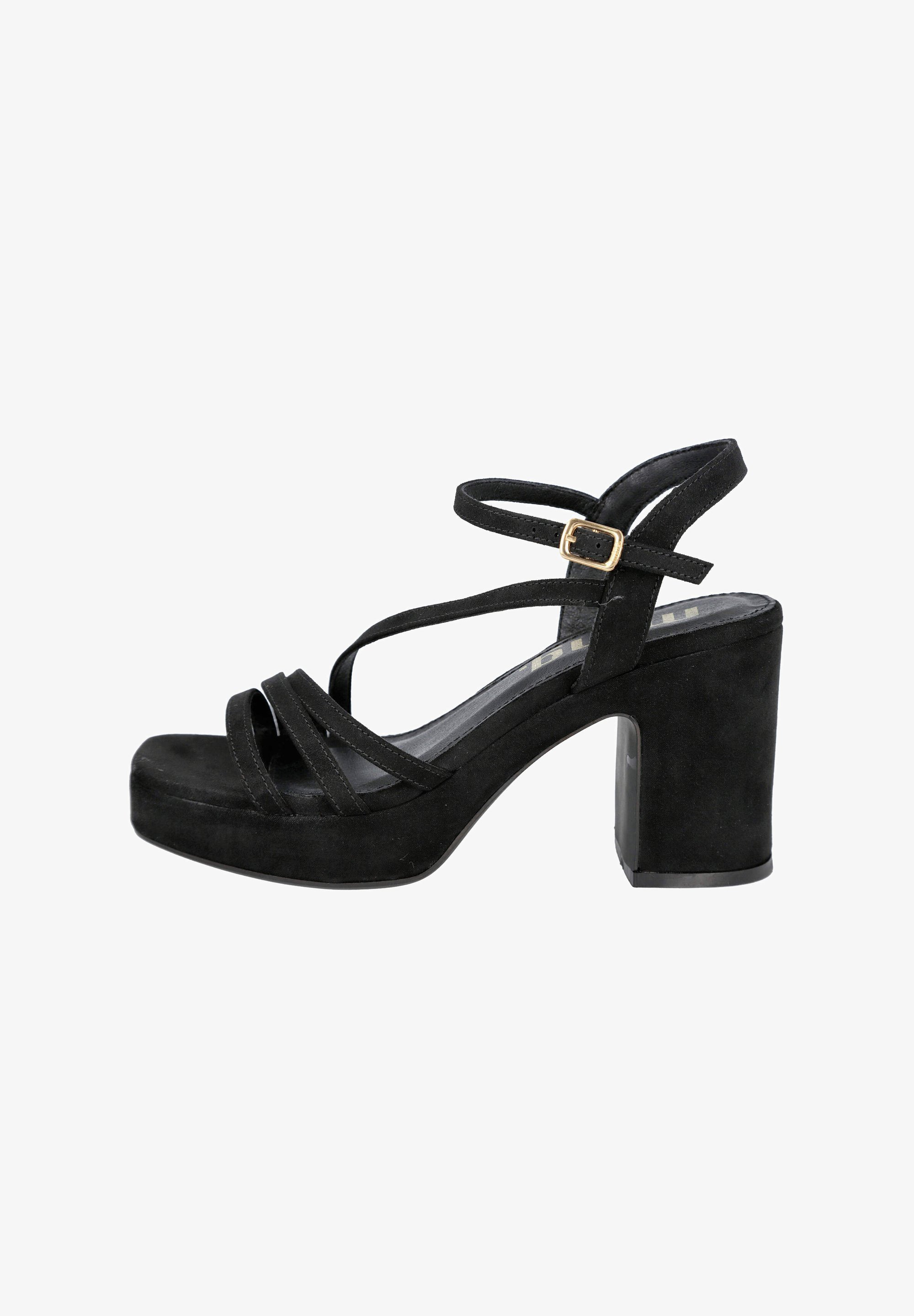 Mustang Sandalias de tacón black/negro - Main Image