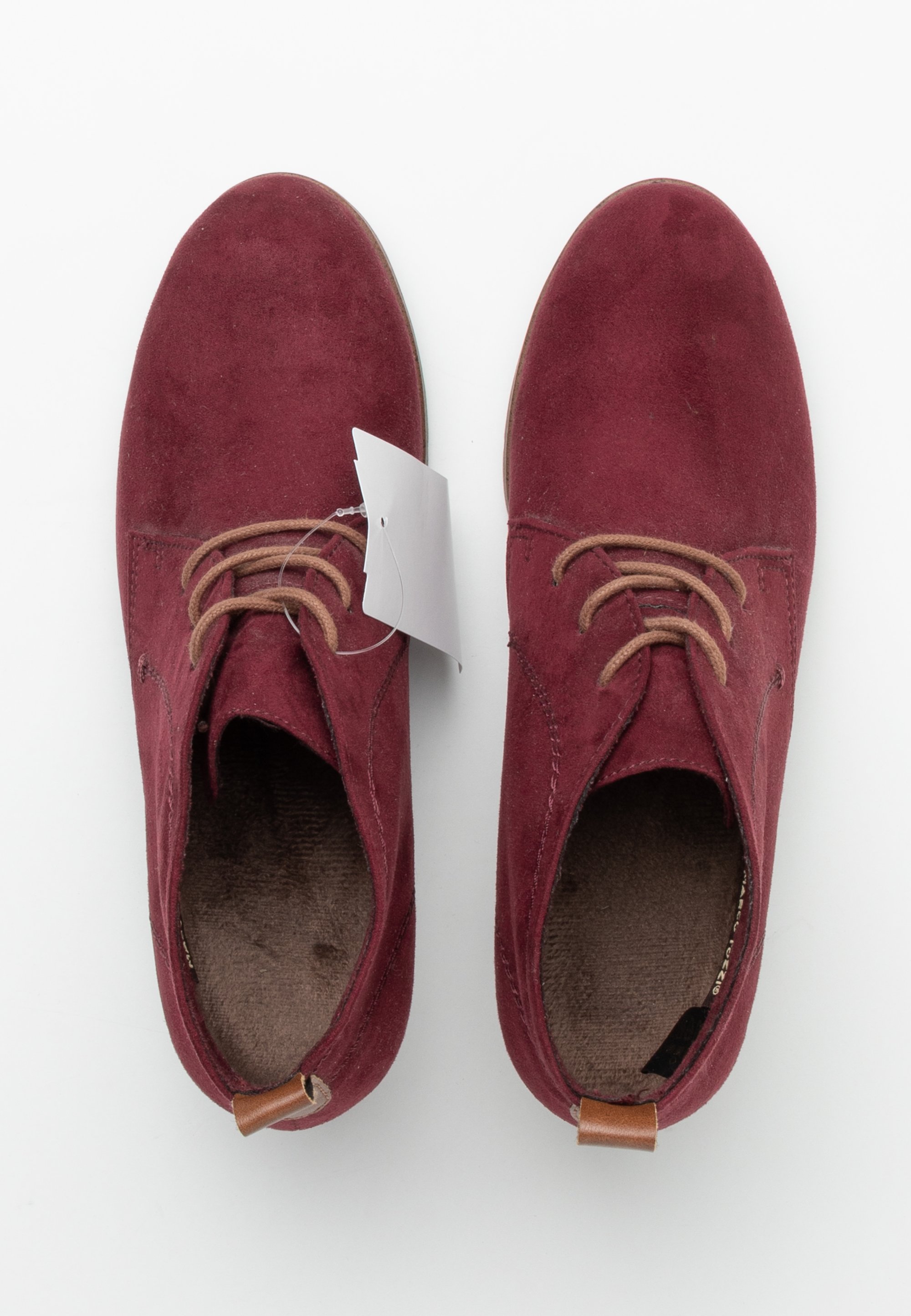 Marco Tozzi Lace-up ankle boots red (Pre-owned)