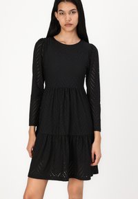 JDY JDYCARLA CATHINKA LS JRS ATK - Dnevna obleka - black