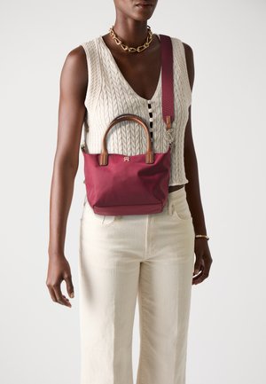 Tommy Hilfiger POPETTE MINI TOTE - Bolso de mano - deep rouge