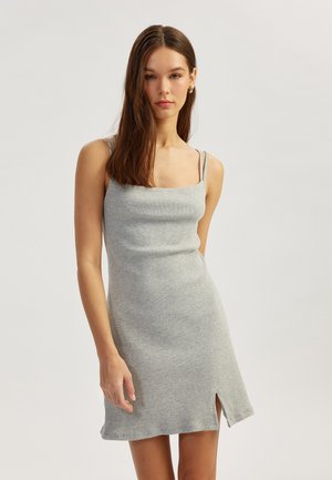 Koton MINI DRESS - Vapaa-ajan mekko - grey