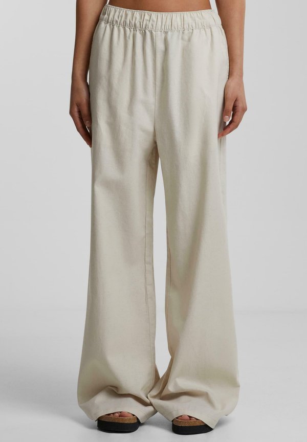 MIXED WIDE - Stoffhose - softseagrass