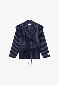 Non sélectionné, dark blue stripes