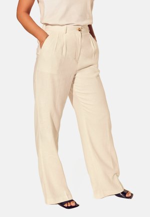 REGULAR FIT - Broek - white