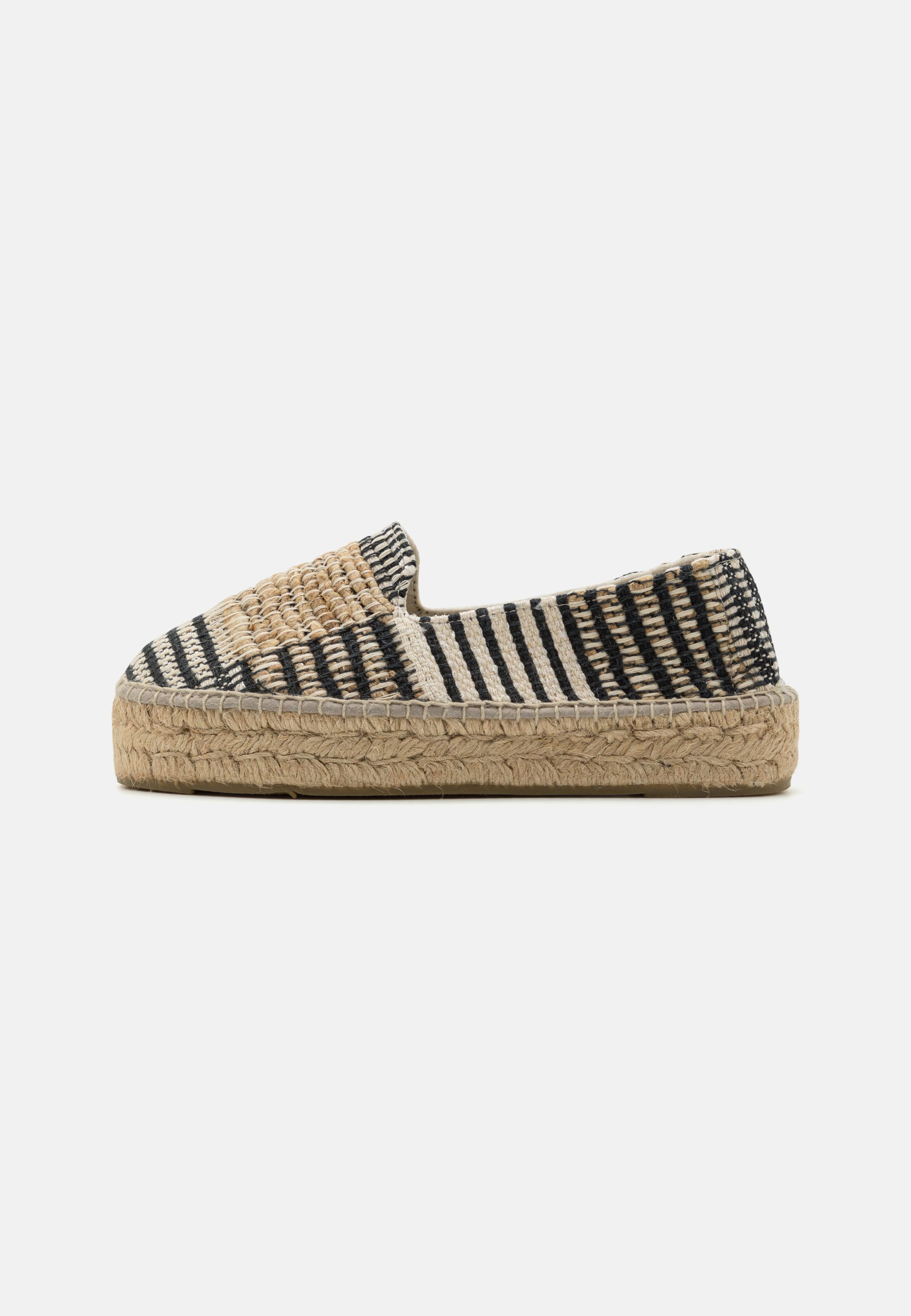 black and white striped espadrilles