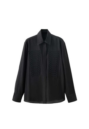 Mango, ADULT - Blusa abotonada - black