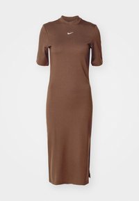 nike essential midi dress Nike Women's NSW Essential Midi Dress in Blue | Size M