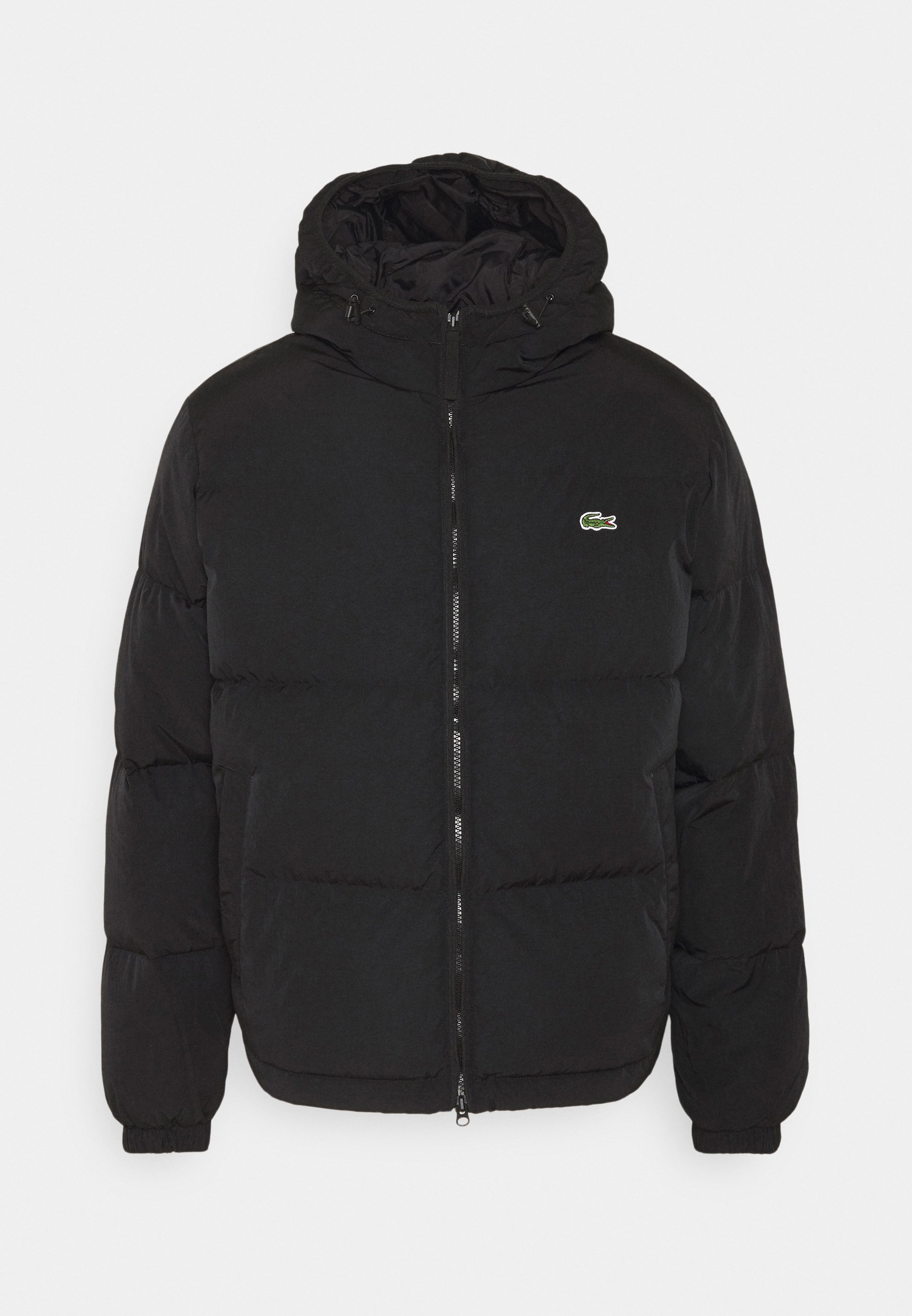 lacoste black coat