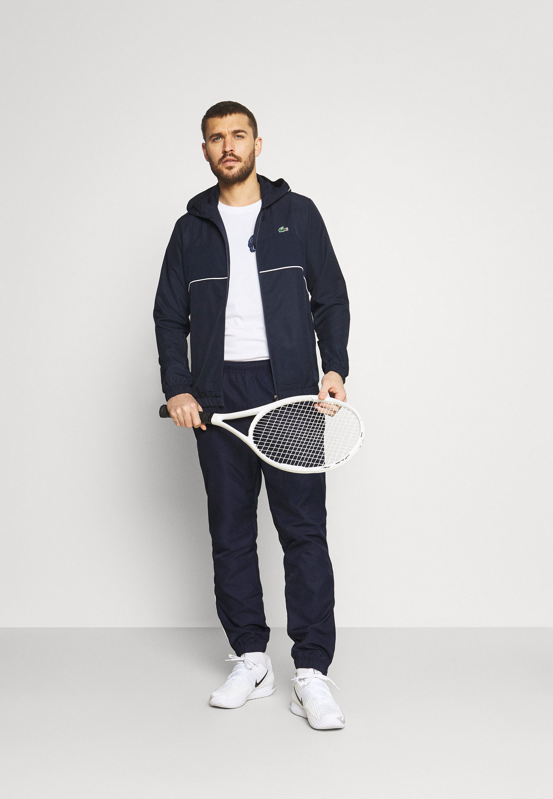 Lacoste Sport TRACK SUIT - Tuta - navy blue/white/blu - Zalando.it