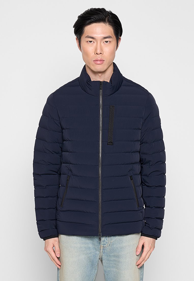 Moose Knuckles Gewatteerde jas donkerblauw Moose Knuckles Gewatteerde jas donkerblauw