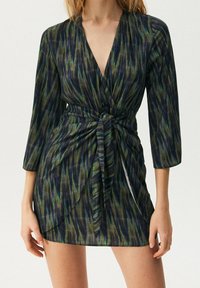PULL&BEAR Denní šaty - dark green
