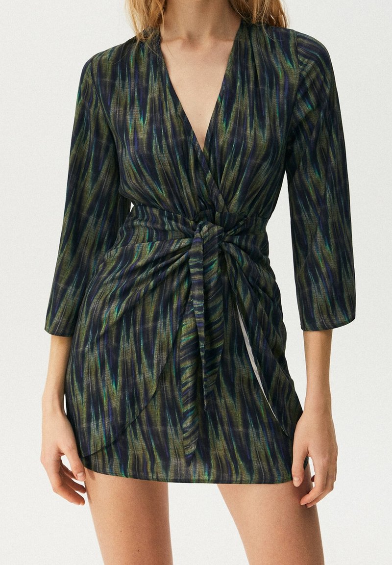 PULL&BEAR Denní šaty - dark green