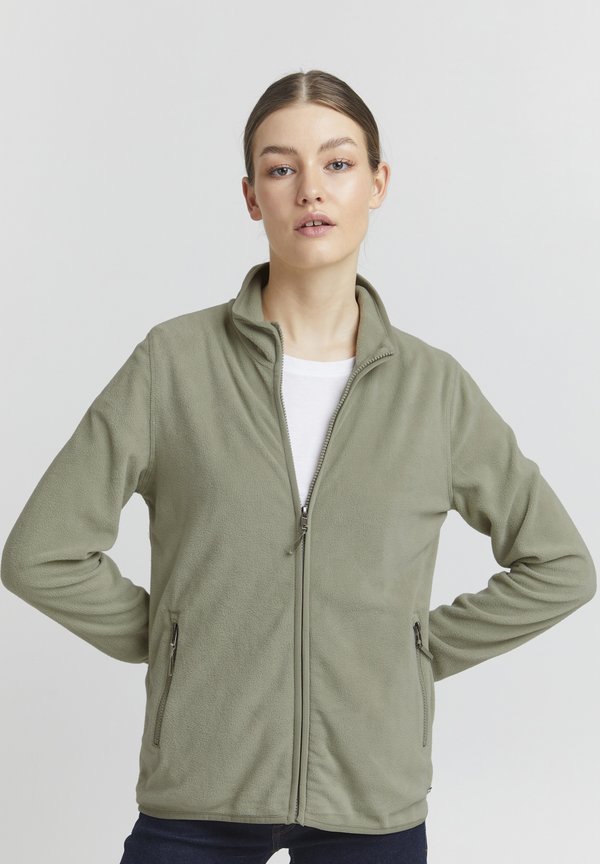 OXRIKKA - Fleece jacket - seagrass