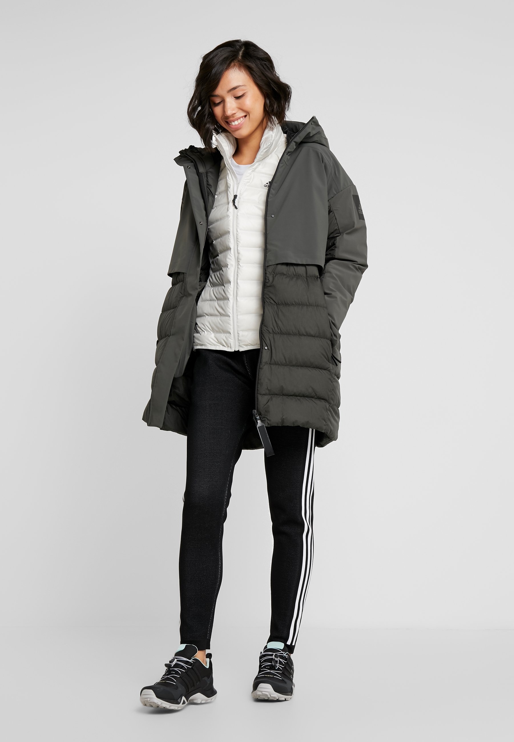 adidas myshelter climaheat parka down jacket