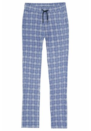 GARCIA CHECKERED TROUSERS - Trainingsbroek - blue jay