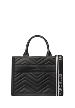 Handtas - black/off silver