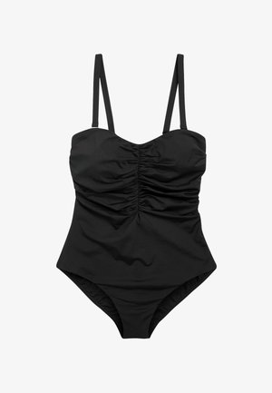 DD WIRED BANDEAU TUMMY CONTROL - Maillot de bain - black