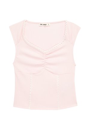 Koton, V-NECK SLIM FIT BLOUSE. - Camicetta - pink
