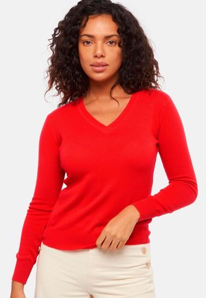 FAUSTINE - Pullover - blood red